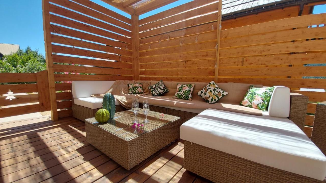 Chalet Serre Cambeou Piscine&Spa Saint-Chaffrey Luaran gambar